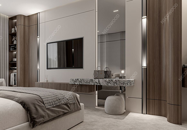 উদ্ভাবনী উপকরণ স্টাইল এবং স্থায়িত্ব সহ হোটেলের অভ্যন্তরীণ রূপান্তর