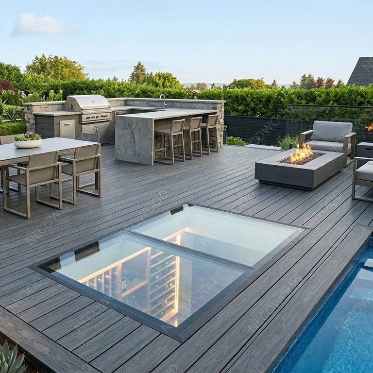 স্থায়িত্বের বাইরে: নেকোউড 2026-এর জন্য নেক্সট-জেন 360° শিল্ড কো-এক্সট্রুশন WPC উন্মোচন করেছে