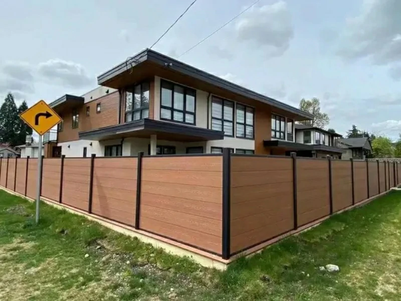 Necowood WPC Fences Madrid Municipal Projects